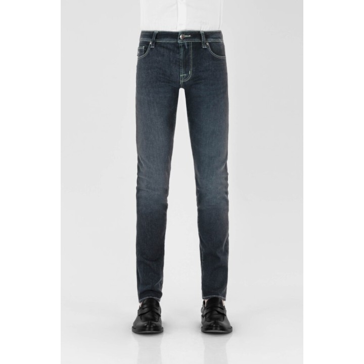 Jeans Tramarossa Gris Plaque Verte | Lanza Vienne