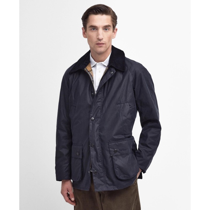 Veste Barbour Ashby Wax Navy | Lanza Vienne