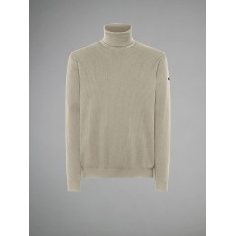 Pull Rrd Amos Col Roulé Beige | Lanza Vienne