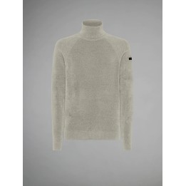 Pull Rrd Velvet Col Roulé Beige | Lanza Vienne