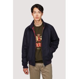 Blouson Baracuta Melton Navy | Lanza Vienne