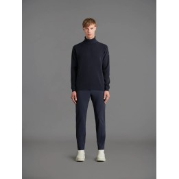 Pull Rrd Col Roulé Amos Navy | Lanza Vienne